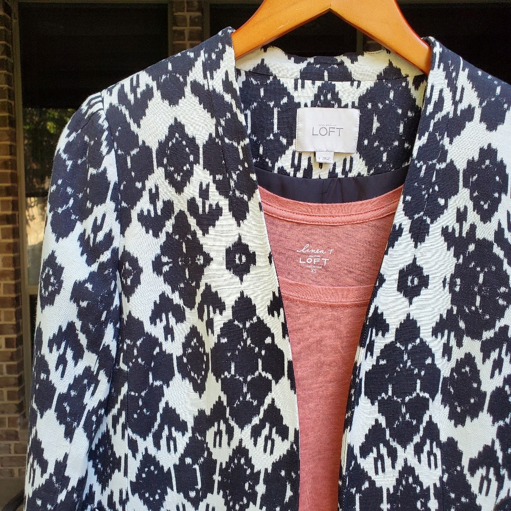 EUC Loft Ikat Jacket 2